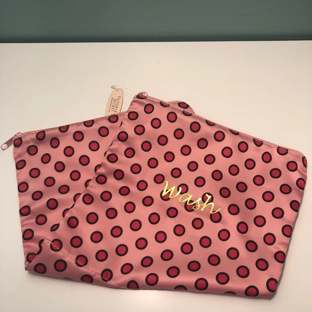Victoria’s Secret RETRO Y2K CORE Satin Travel Pouch - Picture 2 of 5